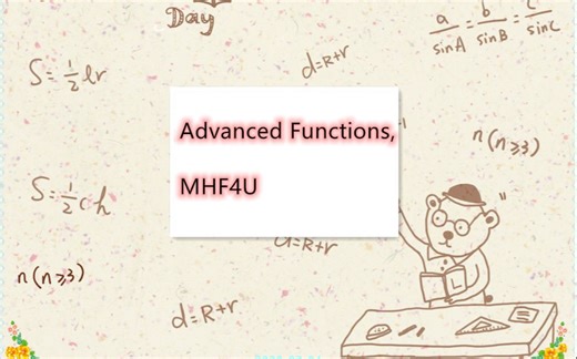 MHF4U Chapter 4