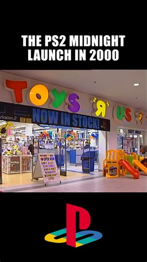 The PS2 Midnight Launch in 2000 | #ps2 #playstation #2000s #nostalgia #shorts