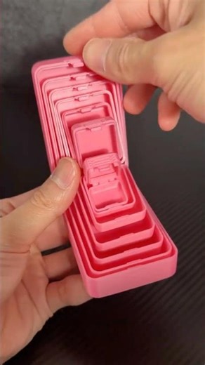 3D Printed the Matryoshka Boxes #3dprinting #3dprinted #3dprint #satisfying #boxes #box #matryoshka