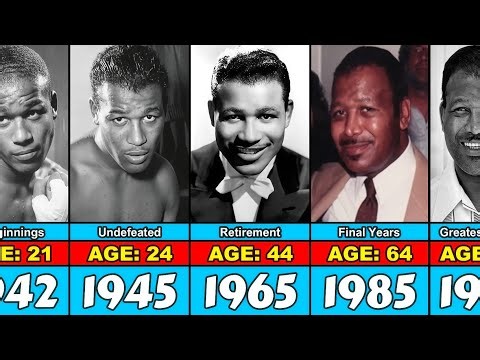 Sugar Ray Robinson Transformation From 21 to 67 Year Old