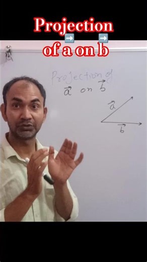 Projection of Vector A on Vector B | Vector Concepts Explained in 1 Minute | StudyKariye #Shorts