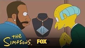 Mr. Burns Splashes His Cash And Flings The Bling Season 28 Ep. 12 THE SIMPSONS