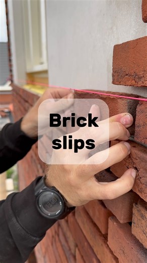 28K views · 134 reactions | Placing Brick slips #brickwork #masonry #satisfying | Dutchbricklayers | Facebook