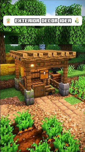 Minecraft Mini Builds Ep. 70 | Easy Exterior Decor Idea