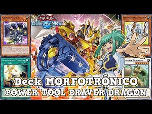 Deck MORFOTRÓNICO / MORPHTRONIC LLEGA POWER TOOL BRAVER DRAGON Nuevo Soporte | Yu-Gi-Oh! Duel Links