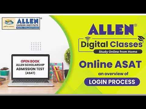 Know how to appear in ALLEN Admission Scholarship Test| ASAT | Kota Coaching | Scholarship upto 90%