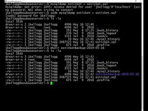 Upgrading osTicket on a Linux Server