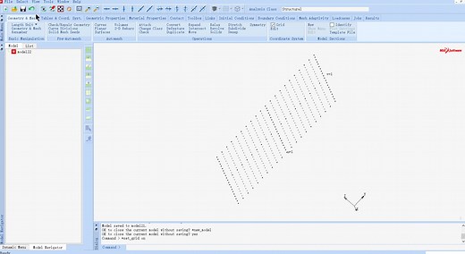 MSC marc. 板件受力分析云图 变形曲线分析