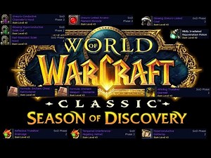 How to get the New (Epic) Crafting Recipes in Season of Discovery Phase 2 SoD P2 New Gnomeregan Raid