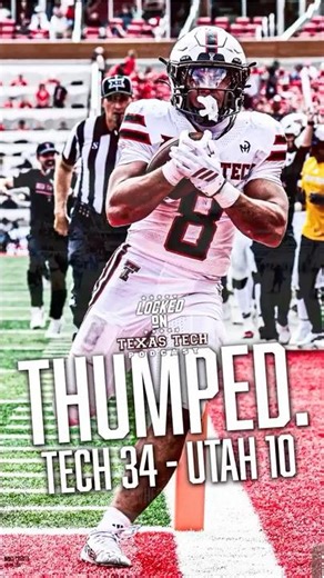 Texas Tech THUMPS Utah