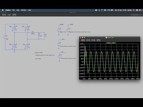 Simulation of Bridge Inverter in LTspice