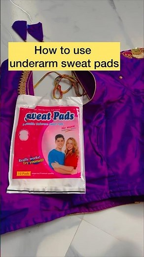 Underarm sweat pad | underarm sweating solution | how to use sweatpad