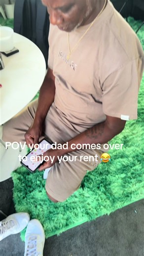 And he so serious about enjoying every bit of it