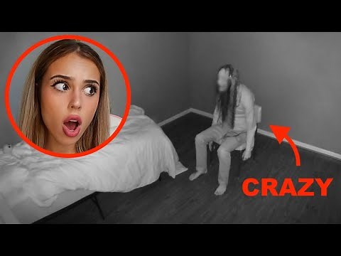 HER CRAZY ROOMMATE watches her SLEEP!! *SCARY*