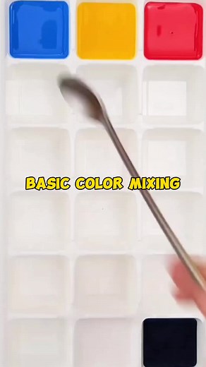 Basic color mixing #color #colormixing