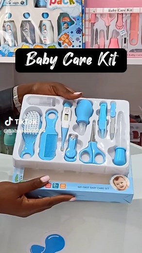 Complete Baby Care Kit available This kit provides all the basic items your baby needs right from birth 👌 It contains 10-piece baby care set consisting 1 * Newborn baby scissors 1 * nail file 1 * Newborn special brushes 1 * Nail clippers 1 * Newborn combs 1 * Newborn nasal aspirators 1 * LED Ear Cleaner 1 * Medication intake (split design) 1 * Measuring cup 1 * Chewing teeth 1 * Finger toothbrush 1 * Storage box Price - Kshs 1,000 Contact us 👇 ☎️ 0115 811 121 📍 Empire Arcade, Kiambu Road, Opp