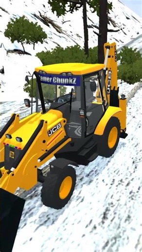 JCB Snowfall Road Clearing 🚜❄️ | Snow Removal Simulator Tamil | Snowfall Map Mod