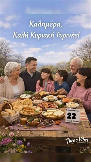 Σήμερα Κυριακή της Τυρινής – Καλημέρα 🌿 Today is Cheesefare Sunday – Good Morning 🌿