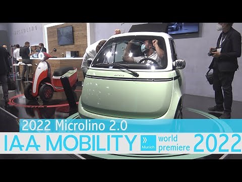 2022 Microlino 2.0 Interior and Exterior Walkaround IAA 2021 Munich