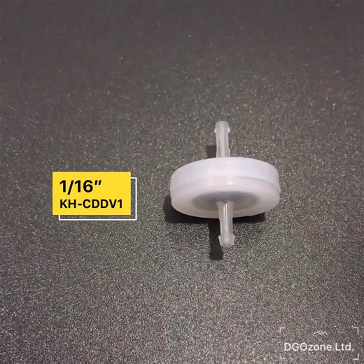 PVDF Small Plastic Check Valve Micro One Way Valve Anti-ozone Check Valves