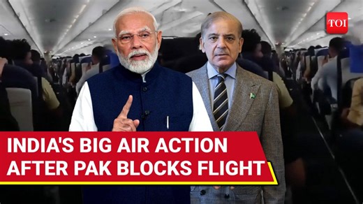 #India extends #NOTAM for #Pakistani aircraft to June 23 amid outrage over #Indigo flight access India has extended its airspace ban on Pakistani aircraft till June 23, amid rising tensions post-#OperationSindoor. This follows #Pakistan’s denial of Indigo flight from #Delhi to #Srinagar, the pilot's request was reportedly denied amid mid-air emergency. | The Times of India