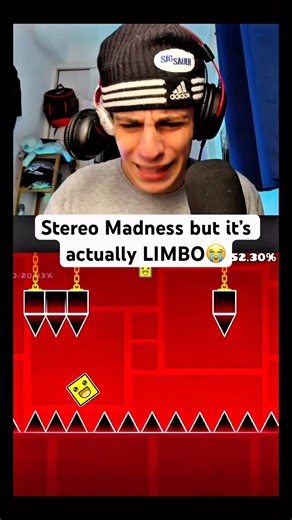 LIMBO but Stereo Madness… #geometrydash #gdupdate #jumpmannick #gd #gaming #viral #shorts #limbo