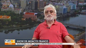 Moacyr Franco celebra 60 anos de carreira em show no Recife