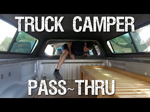DIY Truck Camper Build #4 - Pass-Through Window Boot Seal Install - F150