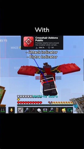 Best Mod For PvP...#minecraft #shorts