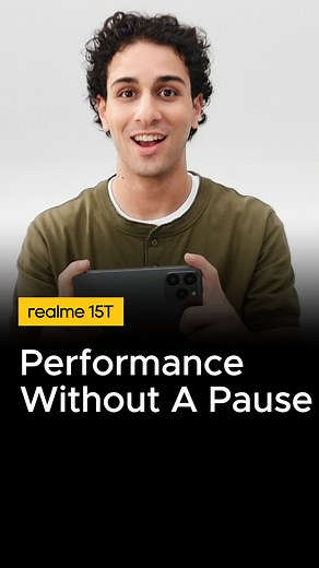 Smooth moves only. Whether it’s gaming, creating, or scrolling.Stay unstoppable without ever missing a beat. Order Now! realme 15 T (12 256) From RM 1199 Shopee Official Store:https://bit.ly/4n1vOC8 Lazada Official Store:https://bit.ly/3J5blhJ TikTok Shop:https://bit.ly/4n1CFva #realme15T #realme15Series #realmeMY #newlaunch | realme