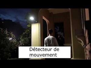 Lampe solaire extérieur avec télécommande