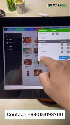 How to Use Restaurant POS System for Easy Order Placement - Restora POS #restaurantpos