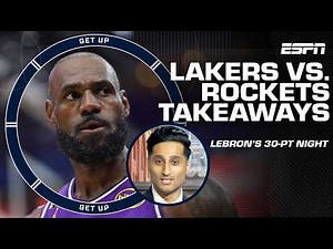 LeBron James can do anything 😤 - Shams praises vintage performance vs. Rockets | Get Up