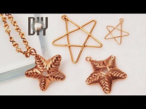 Starfish | Star | Pendant | simple | copper wire | no stone ‪@LanAnhHandmade‬ 906
