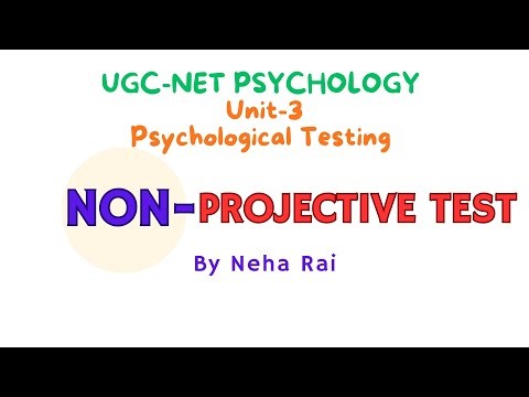 All about Non- Projective techniques #ugcnet #psychology #ugcnetpsychology