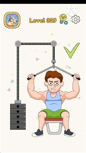 Dop 4: Draw one part - Gameplay walkthrough - Levels 329 # short video # viral