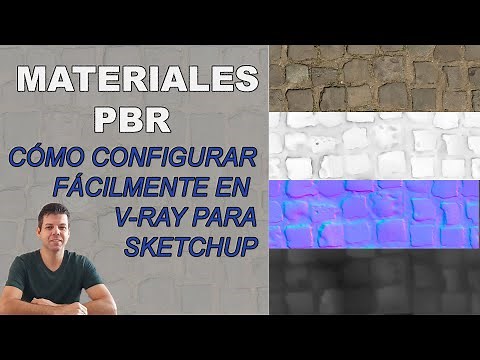 How to easily set up PBR materials in V-ray Next for Sketchup