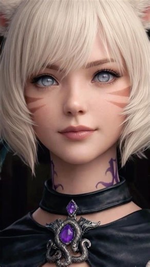 FINAL FANTASY XIV AI Characters ✨ #shorts
