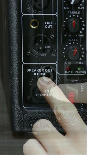 How to connect a passive speaker to an active speaker #speaker #bar #church #sound