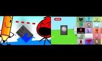 Mix of 2 videos from youtube : BFDI 18 Original vs IDFB/BFB Assets