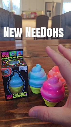 New NeeDoh Nice Cream Cones #haul #needoh #fidgets #squish #squeeze @NeeDoh Official @Schylling - NeeDoh, Lava, LPS
