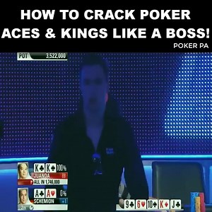 2.4K views · 37 reactions | HOW TO PLAY POKER ACES Vs KINGS LIKE A BOSS! | Poker Club | Facebook