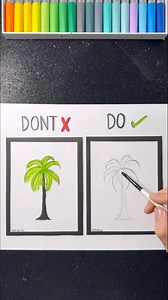 How to paint a realistic palm tree with acrylics