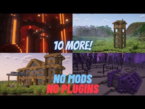 How To Add NEW Structures To Your Minecraft Server | World