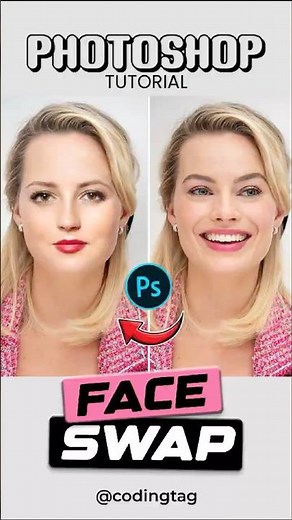 How to Swap Faces in Photoshop #photoshoptutorial #adobephoto #photoediting #faceediting #art
