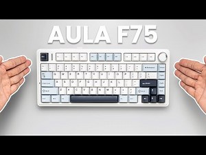 Epomaker x Aula F75 - BEST BUDGET 75% Gasket Mount Mechanical Keyboard - Unboxing & Review (ASMR)