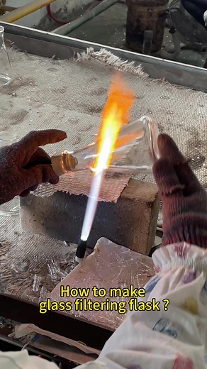 Heavy Wall Glass Filtering Flask for Vacuum Filtration