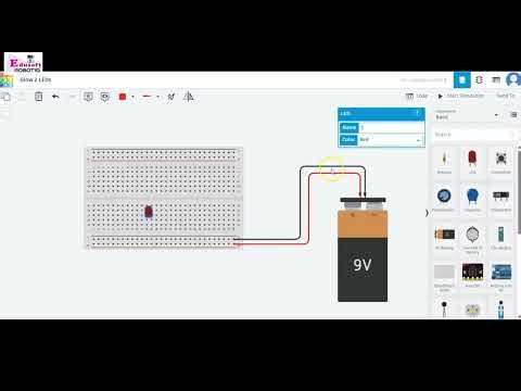 How to Glow Two LEDs on a Breadboard: Step-by-Step Circuit Tutorial | Edusoft Robotix