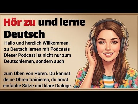 Podcast auf Deutsch | Dialoge zum Deutschlernen durch Hören