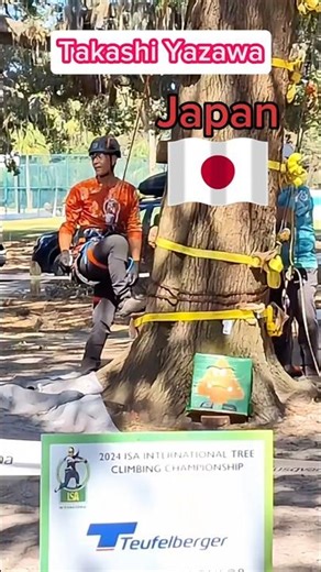 Japanese Champion Takashi Yazawa At the ITCC 2024 Belayed Speed Climb #ITCC #itcc2024